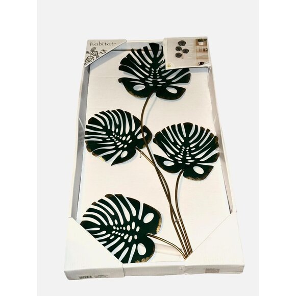 Brewster Mowry Leaf Metal Wall Art Green 23.5" X 15.1" X 1.1" - Picture 2 of 8